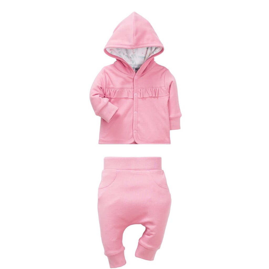 Komplekts meitenēm Nini BB-51, rozā cena un informācija | Apģērbu komplekti jaundzimušajiem | 220.lv