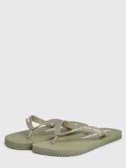 Calvin Klein Jeans iešļūcenes Beach Sandal Glossy 573152200, zaļas cena un informācija | Vīriešu iešļūcenes, čības, sandales | 220.lv