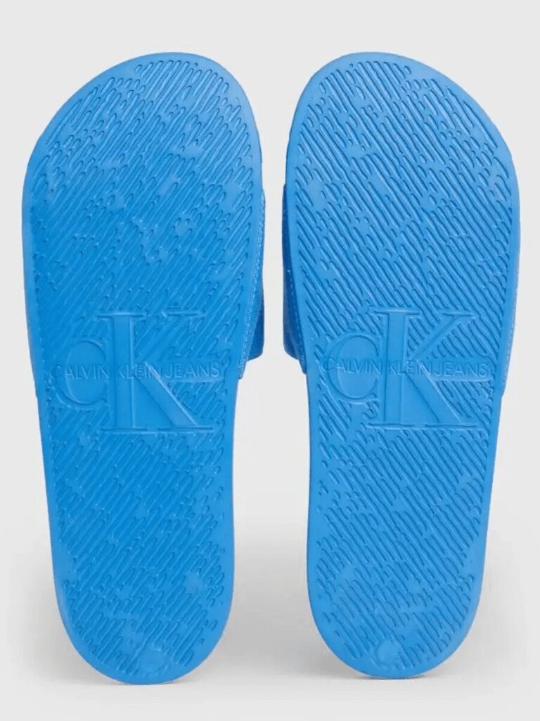 Calvin Klein Jeans iešļūcenes Slide Monogram 573152221, zilas цена и информация | Vīriešu iešļūcenes, čības, sandales | 220.lv