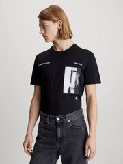 Футболка CALVIN KLEIN JEANS Serenity Multi Graphic Black J30J325930BEH 560077917 цена и информация | Мужские футболки | 220.lv