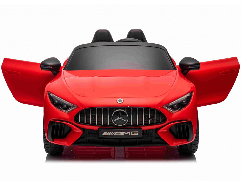 Divvietīgs bērnu elektroauto Mercedes SL 63 AMG, sarkans цена и информация | Bērnu elektroauto | 220.lv