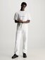 Calvin Klein Jeans T-krekls vīriešiem Square Frequency Logo 560077983, balts цена и информация | Vīriešu T-krekli | 220.lv