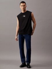 Calvin Klein Jeans tops vīriešiem Monologo Sleeveless 560077936, melns cena un informācija | Vīriešu T-krekli | 220.lv