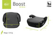 Automašīnas sēdeklis paaugstinājums 4Baby Boost, 22-36 kg, pelēks цена и информация | Autokrēsliņi | 220.lv