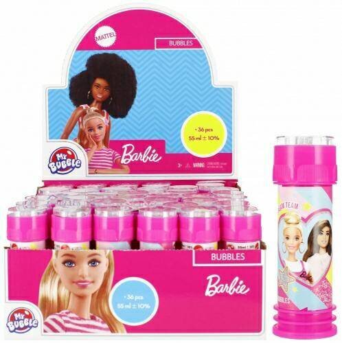 Ziepju burbuļi Barbie, 55 ml цена и информация | Ūdens, smilšu un pludmales rotaļlietas | 220.lv