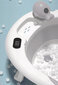 Salokāma bērnu vanna ar termometru un spilvenu Primabobo Ola, pelēka cena un informācija | Mazuļa mazgāšana | 220.lv