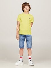 Tommy Hilfiger T-Krekls zēniem Th Logo Tee S/s 540125694, dzeltens cena un informācija | Zēnu krekli | 220.lv