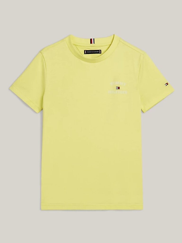 Tommy Hilfiger T-Krekls zēniem Th Logo Tee S/s 540125694, dzeltens cena un informācija | Zēnu krekli | 220.lv