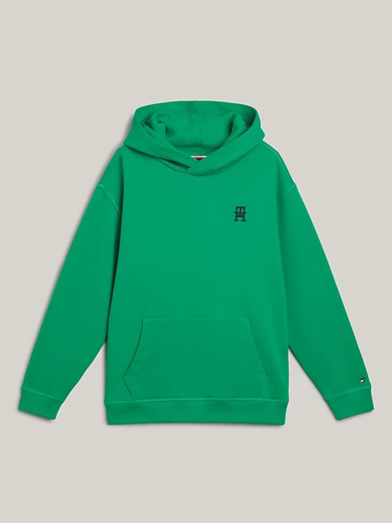 Tommy Hilfiger hūdijs zēniem U Monogram Hoodie 540125688, zaļš цена и информация | Zēnu jakas, džemperi, žaketes, vestes | 220.lv