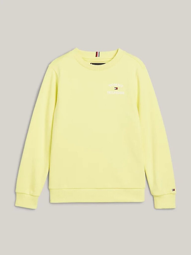 Tommy Hilfiger svitšots zēniem Th Logo Sweatshirt 540125608, dzeltens цена и информация | Zēnu jakas, džemperi, žaketes, vestes | 220.lv