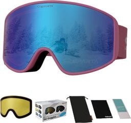 Slēpošanas, snovborda brilles Outdoor Sparta OTG, rozā, L цена и информация | Лыжные очки | 220.lv