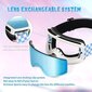 Slēpošanas, snovborda brilles Exp Vision OTG, zilas цена и информация | Slēpošanas brilles | 220.lv