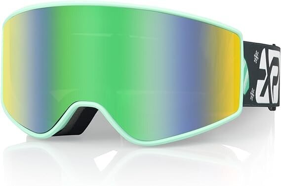 Slēpošanas, snovborda brilles Exp Vision OTG, zaļas цена и информация | Slēpošanas brilles | 220.lv