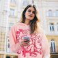 Sieviešu sporta krekls Y2K, rozā цена и информация | Jakas sievietēm | 220.lv