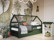 Bērnu gulta māja YappySole, zaļa cena un informācija | Bērnu gultas | 220.lv