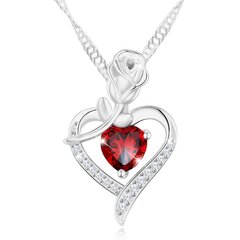 Ожерелье "Роза-сердце SIN40 705 цена и информация | Украшения на шею | 220.lv