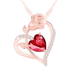 Ожерелье "Роза-сердце SIN40 721 цена и информация | Украшения на шею | 220.lv
