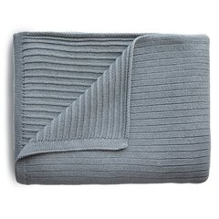 Хлопковое одеяло Mushie, 100x80 cм, Smoke grey  цена и информация | Детские подушки, конверты, спальники | 220.lv