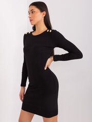Женское черное базовое платье цена и информация | Платья | 220.lv