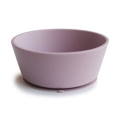 Силиконовая миска с присоской Mushie, Soft Lilac цена и информация | Детская посуда, контейнеры для молока и еды | 220.lv