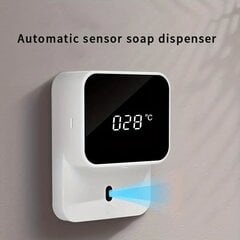 Настенный сенсорный диспенсер для мыла цена и информация | Аксессуары для ванной комнаты | 220.lv