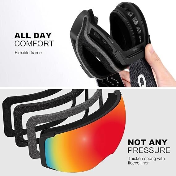 Slēpošanas brilles Odoland, dažādas krāsas цена и информация | Slēpošanas brilles | 220.lv