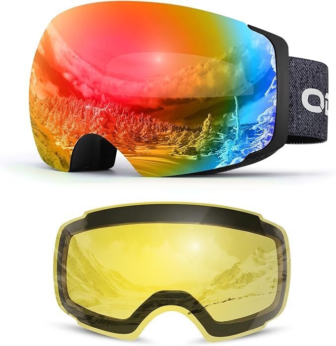 Slēpošanas brilles Odoland, dažādas krāsas цена и информация | Slēpošanas brilles | 220.lv