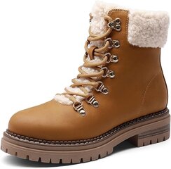 Женские зимние ботинки Dream Pairs, коричневые цена и информация | Женские сапоги | 220.lv
