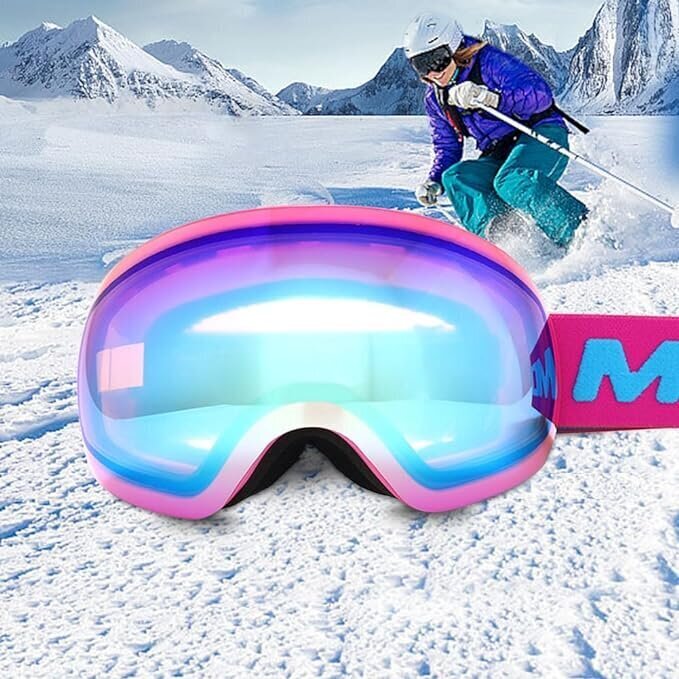 Snovborda brilles Moter Ski, zilas cena un informācija | Slēpošanas brilles | 220.lv