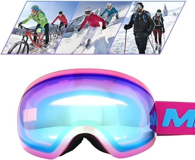 Snovborda brilles Moter Ski, zilas cena un informācija | Slēpošanas brilles | 220.lv