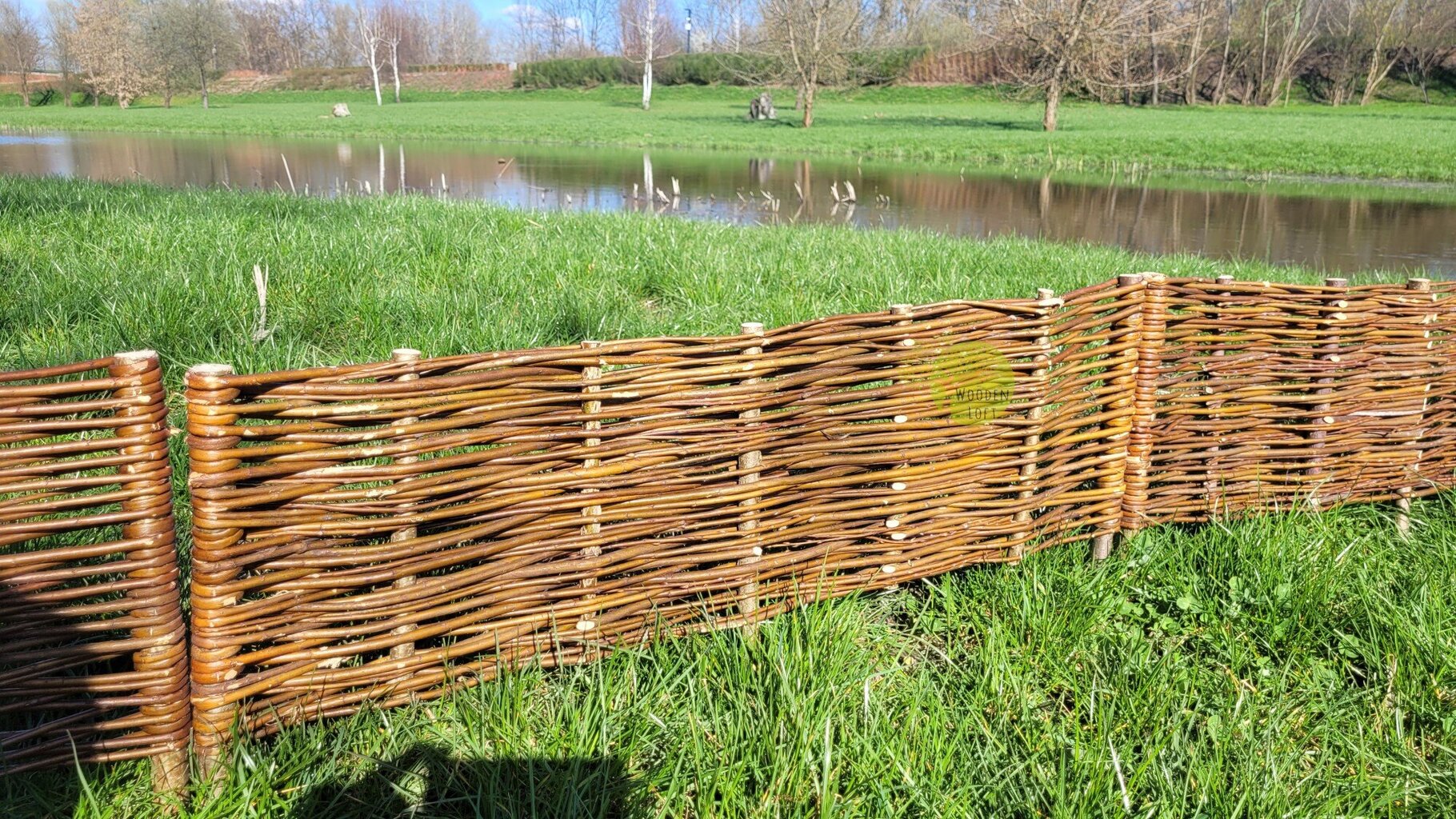 Pīto žogu komplekts, 5 gab., 100x30cm cena un informācija | Žogi un piederumi | 220.lv