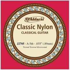 Klasiskās ģitāras stīga D'Addario Classic NT J2705 0.035 цена и информация | Принадлежности для музыкальных инструментов | 220.lv