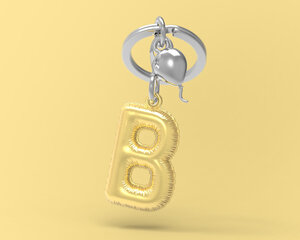 Atslēgu piekariņš Burts B MTM10B cena un informācija | Atslēgu piekariņi | 220.lv