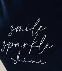 Zabaione женская футболка SMILE TS*02, тёмно-синий 4067218245674 цена и информация | Женские футболки | 220.lv