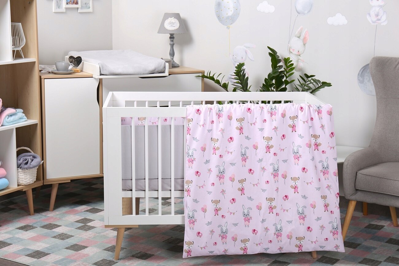 Babymam bērnu gultas veļas komplekts, 135x100 cm, 2 daļas цена и информация | Bērnu gultas veļa | 220.lv