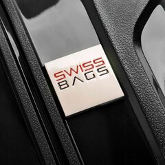 Mazs čemodāns SwissBags, S, melns cena un informācija | Koferi, ceļojumu somas | 220.lv
