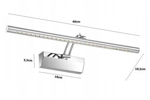 Зеркальный светильник Led-lux АЛ-615 цена и информация | Настенные светильники | 220.lv