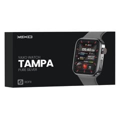 Yaxo Tampa Pure Silver cena un informācija | Viedpulksteņi (smartwatch) | 220.lv