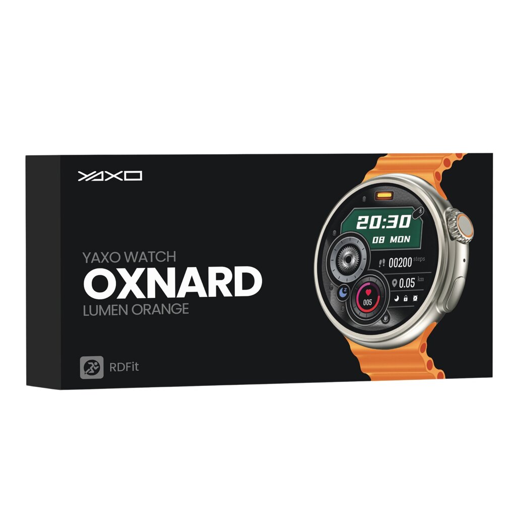 YAXO Watch Oxnard Lumen Orange YWOWT02SOB cena un informācija | Viedpulksteņi (smartwatch) | 220.lv