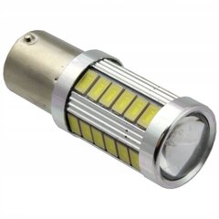 Led Spuldze, P21w, 33xsmd Diode 5630 Lens 525 Lm, ME Premium cena un informācija | Auto spuldzes | 220.lv