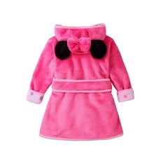 Детский халат с капюшоном Minnie Mouse, розовый цена и информация | Пижамы, халаты для девочек | 220.lv