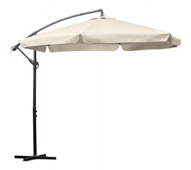 Зонт с подставкой Lehmann, 350x240 см, песочный цена и информация | Зонты, маркизы, стойки | 220.lv
