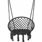 Piekarināms krēsls Fluxar, 60 cm, melns cena un informācija | Dārza krēsli | 220.lv