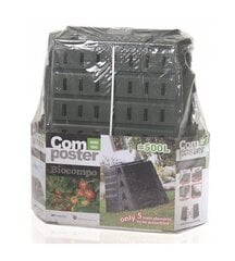 Komposta kaste Prosperplast, 500 l, zaļš cena un informācija | Komposta kastes un āra konteineri | 220.lv