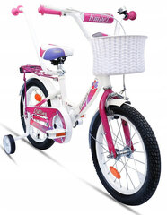 Bērnu velosipēds Limber 20, balts/rozā cena un informācija | Velosipēdi | 220.lv