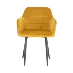 Atzveltnes krēsls StandHeiz Velvetto, dzeltens cena un informācija | Atpūtas krēsli | 220.lv