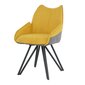 Atzveltnes krēsls StandHeiz Lumiere, dzeltens cena un informācija | Atpūtas krēsli | 220.lv