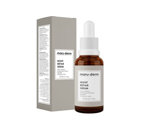 Revitalizējošais nakts sejas serums Maruderm, 30 ml cena un informācija | Serumi sejai, eļļas | 220.lv