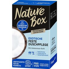 Cietā dušas želeja Nature Box Exotic Coconut Oil, 100 g cena un informācija | Dušas želejas, eļļas | 220.lv