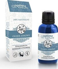 Apelsīnu, krustnagliņu, kanēļa ēteriskā eļļa Optima Natura Winter, 20 ml цена и информация | Эфирные, косметические масла, гидролаты | 220.lv